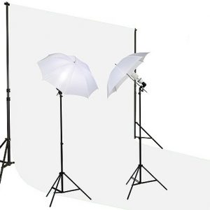 10x20ft White 800 Watt Video Photography Portrait Lighting Kit K15 10x20White-0