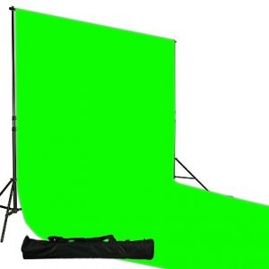 10x20 Ft Chromakey Green Muslin Backdrop Background Stand Kit-0