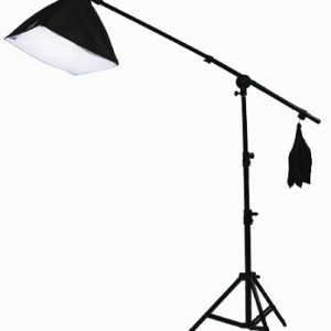 Digital Photography Video Continuous Softbox Lighting Kit Photo Studio CFL Perfect Daylight Light Kit With BOOM STAND Hair LIGHTING KIT CARRY BAG H9060SB-1418