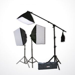 H9004SB-1012G ChromaKey Green Screen Video Photography Boom Stand Lighting Background Support Kit-1472