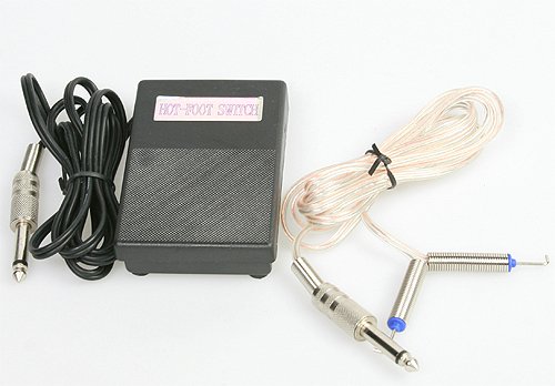 Professional Tattoo Machine Power Supply Foot Pedal Clip cord FC01-0