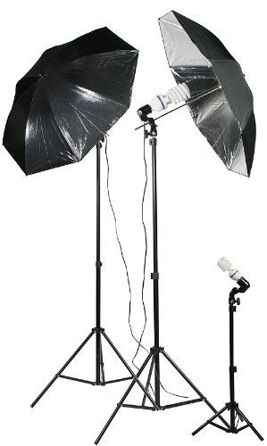 1000 Watt Video Lighting Umbrella Softbox Kit DK1000-0