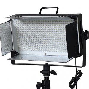 500 LED Video Light With Dimmer Switch XLR Pin Led Lighting Kit Light Kit With Barndoor By Fancierstudio FL500-1097