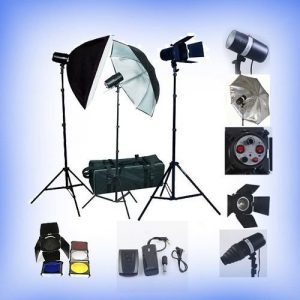 Fancierstudio PREMIUM Photography Studio Umbrella Softbox Lighting 3 Lights 3 Light Kit FAN023-0